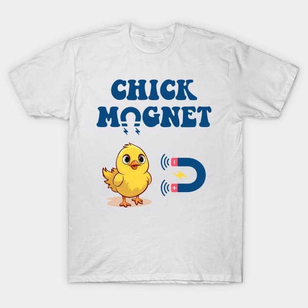 Chick Magnet T-Shirt by Three Meat Curry